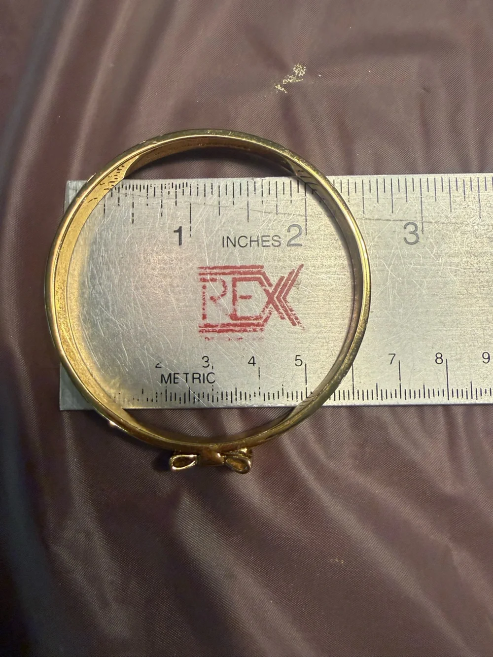kate spade Take a Bow Gold Bow Slim Bangle Bracelet
